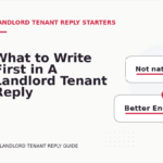 What to Write First in A Landlord Tenant Reply