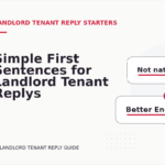 Simple First Sentences for Landlord Tenant Replys