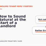 How to Sound Natural at the Start of a Landlord Tenant Reply