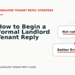 How to Begin a Formal Landlord Tenant Reply
