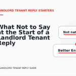 What Not to Say at the Start of a Landlord Tenant Reply