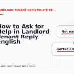 How to Ask for Help in Landlord Tenant Reply English