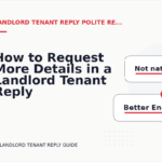 How to Request More Details in a Landlord Tenant Reply