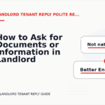 How to Ask for Documents or Information in Landlord Tenant Reply English