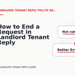 How to End a Request in Landlord Tenant Reply English