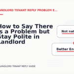 How to Say There Is a Problem but Stay Polite in Landlord Tenant Reply English
