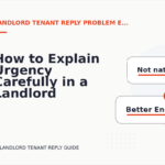 How to Explain Urgency Carefully in a Landlord Tenant Reply