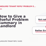 How to Give a Useful Problem Summary in Landlord Tenant Reply English