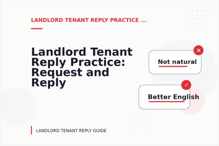Landlord Tenant Reply Practice: Request and Reply Examples Landlord Tenant Reply Practice: Request and Reply Examples