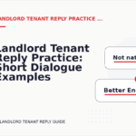 Landlord Tenant Reply Practice: Short Dialogue Examples