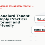 Landlord Tenant Reply Practice: Formal and Friendly Versions